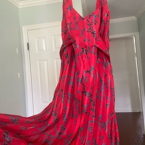 Red Anthropologie Maxi Dress by Maple